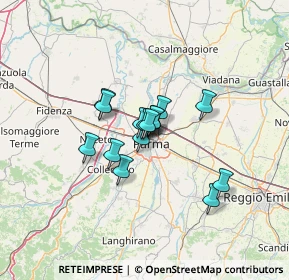 Mappa Via Ruggero da Parma, 43126 Parma PR, Italia (8.24467)