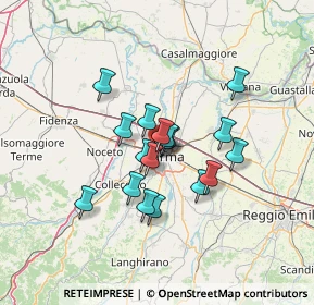 Mappa Via Ruggero da Parma, 43126 Parma PR, Italia (9.75833)