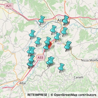 Mappa Motta, 14055 Costigliole D'asti AT, Italia (6.816)