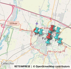 Mappa Via Marco Minghetti, 43126 Parma PR, Italia (3.22727)