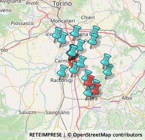 Mappa 12030 Carmagnola TO, Italia (9.653)
