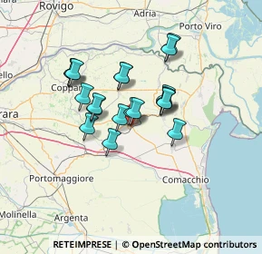 Mappa Via Fossa, 44025 Massa Fiscaglia FE, Italia (10.2385)