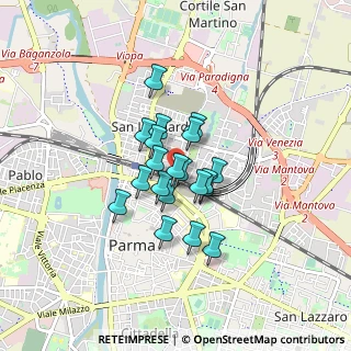 Mappa Via Palermo, 43122 Parma PR, Italia (0.5585)