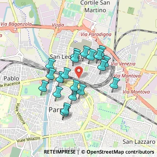 Mappa Via Palermo, 43122 Parma PR, Italia (0.7245)