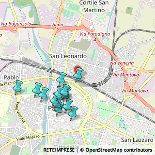 Mappa Via Palermo, 43122 Parma PR, Italia (1.01357)