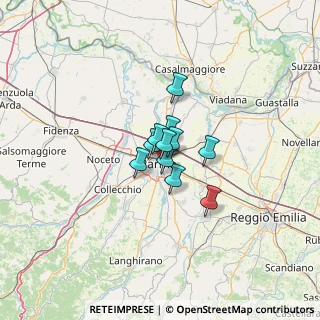 Mappa Via Palermo, 43122 Parma PR, Italia (5.89545)
