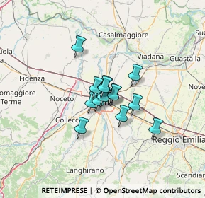 Mappa Via Palermo, 43122 Parma PR, Italia (7.38714)