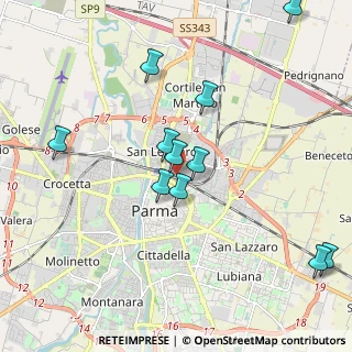 Mappa Via Palermo, 43122 Parma PR, Italia (2.08909)