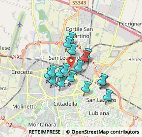 Mappa Via Palermo, 43122 Parma PR, Italia (1.27471)