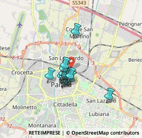 Mappa Via Palermo, 43122 Parma PR, Italia (1.122)