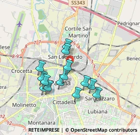 Mappa Via Palermo, 43122 Parma PR, Italia (1.58071)