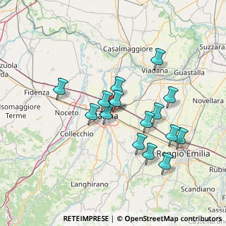 Mappa Via Dante Spaggiari, 43122 Parma PR, Italia (13.27267)