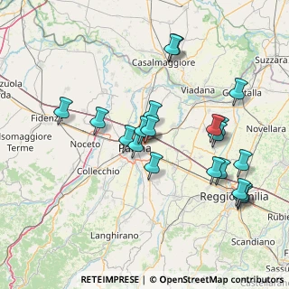 Mappa Via Dante Spaggiari, 43122 Parma PR, Italia (15.7735)