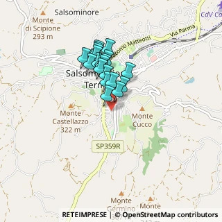 Mappa Via Unità, 43039 Salsomaggiore Terme PR, Italia (0.6805)