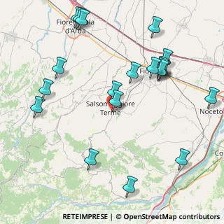 Mappa Via Unità, 43039 Salsomaggiore Terme PR, Italia (9.9135)