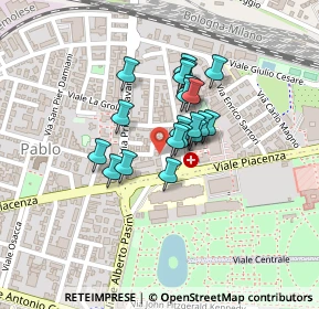 Mappa Piazza Ravenet, 43126 Parma PR, Italia (0.145)