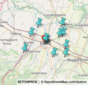 Mappa Piazza Ravanet, 43126 Parma PR, Italia (9.91154)