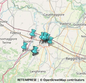 Mappa Piazza Ravanet, 43126 Parma PR, Italia (6.76818)