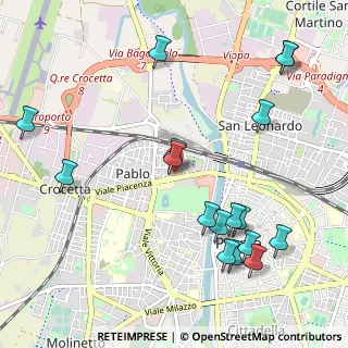Mappa Viale Piacenza, 43125 Parma PR, Italia (1.24)