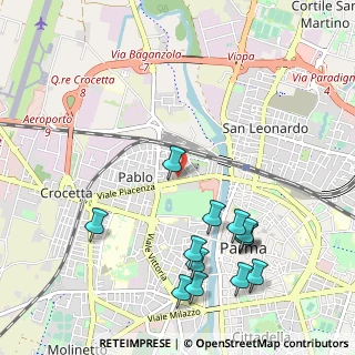 Mappa Viale Piacenza, 43125 Parma PR, Italia (1.22385)
