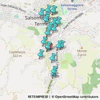 Mappa Via Vittorio Veneto, 43039 Salsomaggiore Terme PR, Italia (0.436)