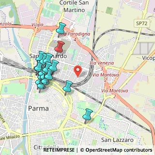 Mappa Via Trieste, 43122 Parma PR, Italia (1.01)