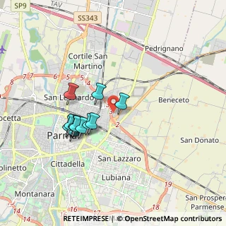 Mappa Via Maestri del Lavoro, 43122 Parma PR, Italia (1.5425)