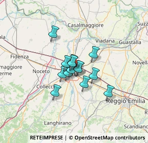 Mappa Via Maestri del Lavoro, 43122 Parma PR, Italia (7.56643)