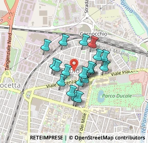 Mappa Via Renzo Ildebrando Bocchi, 43126 Parma PR, Italia (0.309)