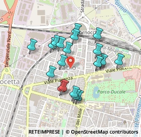 Mappa Via Renzo Ildebrando Bocchi, 43126 Parma PR, Italia (0.393)