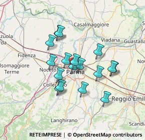 Mappa Via Battisti Pontiroli, 43126 Parma PR, Italia (10.86059)