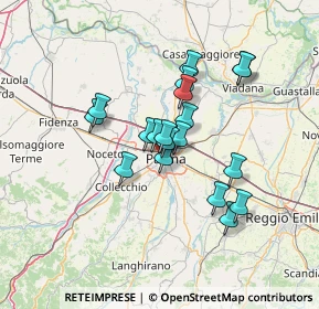 Mappa Via Battisti Pontiroli, 43126 Parma PR, Italia (10.71368)