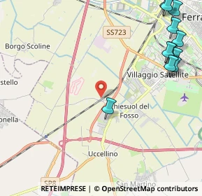 Mappa Via Vecchio Reno, 44124 Ferrara FE, Italia (3.06909)