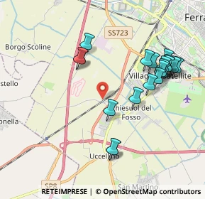 Mappa Via Vecchio Reno, 44124 Ferrara FE, Italia (2.0605)
