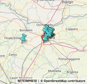 Mappa Via Vecchio Reno, 44124 Ferrara FE, Italia (5.60909)