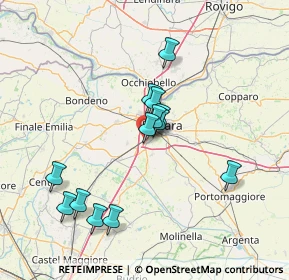 Mappa Via Vecchio Reno, 44124 Ferrara FE, Italia (13.22846)