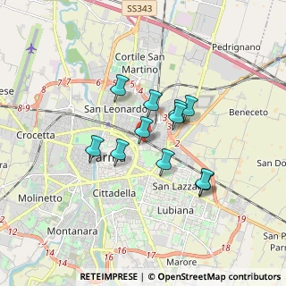 Mappa Via Abruzzi, 43122 Parma PR, Italia (1.32091)