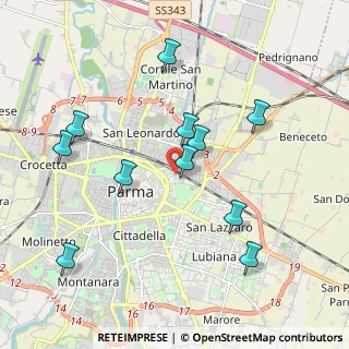 Mappa Via Abruzzi, 43122 Parma PR, Italia (2.00636)