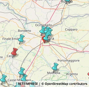 Mappa Via Sammartina, 44124 La Sammartina FE, Italia (27.6145)