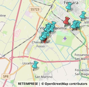 Mappa Via Sammartina, 44124 La Sammartina FE, Italia (1.69059)