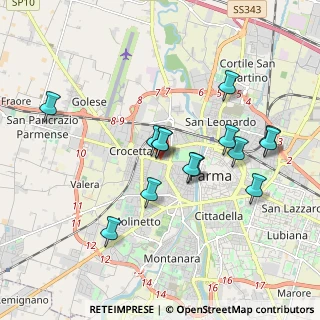 Mappa Ospedale Maggiore di Parma, 43125 Parma PR, Italia (1.74071)