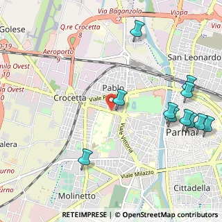 Mappa Ospedale Maggiore di Parma, 43125 Parma PR, Italia (1.32727)