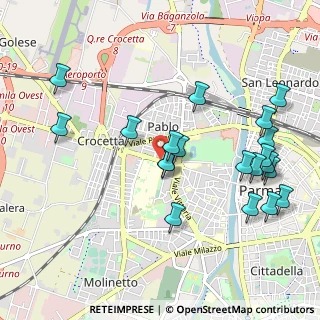 Mappa Ospedale Maggiore di Parma, 43125 Parma PR, Italia (1.11)