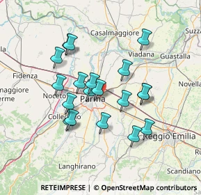 Mappa VIA DELLA CERTOSA, 43122 Parma PR, Italia (12.30895)