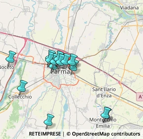 Mappa VIA DELLA CERTOSA, 43122 Parma PR, Italia (6.71733)