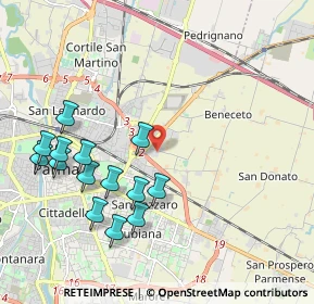 Mappa VIA DELLA CERTOSA, 43122 Parma PR, Italia (2.19)
