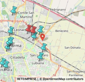 Mappa Str. Mutta, 43123 Parma PR, Italia (2.51692)