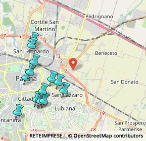 Mappa Str. Mutta, 43123 Parma PR, Italia (2.46143)