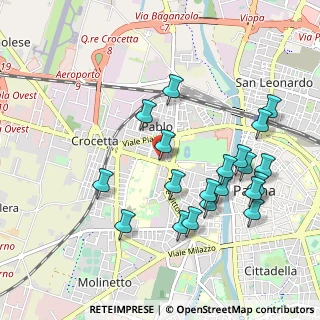 Mappa Via Marchesi Luigi e Salvatore, 43100 Parma PR, Italia (1.037)