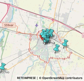 Mappa Via Marchesi Luigi e Salvatore, 43100 Parma PR, Italia (2.20545)